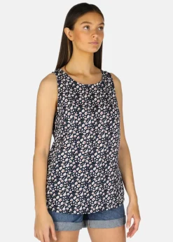 Online Seaside Sankt Claud Singlet W Navy Flower