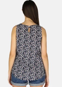 Online Seaside Sankt Claud Singlet W Navy Flower
