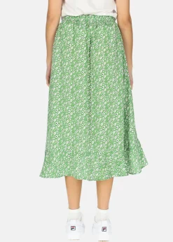 Outlet Seaside Sankt Claud Skirt W Green Flower