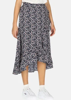 Online Seaside Sankt Claud Skirt W Navy Flower
