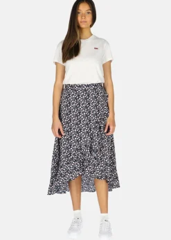 Online Seaside Sankt Claud Skirt W Navy Flower