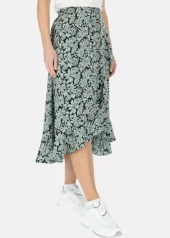 Best Seaside Sankt Claud Skirt W Daisey Flower Green