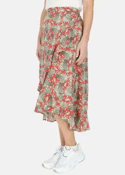 Online Seaside Sankt Claud Skirt W Paisley Raspberry