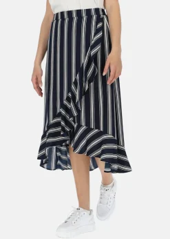 Best Seaside Sankt Claud Skirt W Navy Stripe