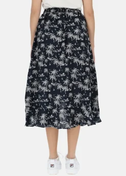 Clearance Seaside Sankt Claud Skirt W Navy Palm