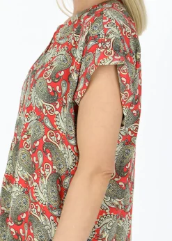 Sale Seaside Sankt Claud Tunic Dress W Paisley Raspberry