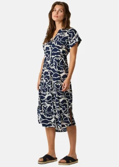 Best Seaside Sankt Claud Tunic Dress W Navy Flower