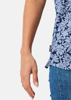 Clearance Seaside Sankt Claud Tunic Top W Daisey Flower Blue