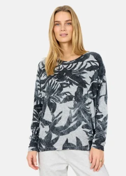 Discount Soya Concept SC-BIARA AOP 152 LT GREY MELANGE COMBI