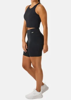 Ellen New York Scrunch Short Tights W Black