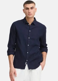 Discount Solid SDENEA ALLAN LS Insignia Blue