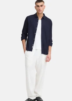 Discount Solid SDENEA ALLAN LS Insignia Blue