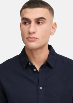 Discount Solid SDENEA ALLAN LS Insignia Blue