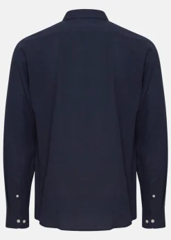 Discount Solid SDENEA ALLAN LS Insignia Blue