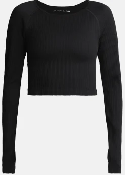 Sale Röhnisch Seamless Crop Long Sleeve Black