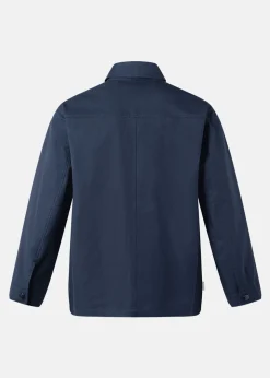 Sale Huski Wear Shore Overshirt Navy Blue