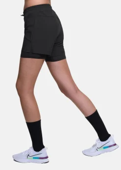 Discount Dählie Shorts Run 2 in 1 Wmn Black