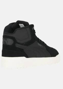 Best Puma Shuffle Downtown Mid Fur PUMA Black-Shadow Gray-Warm White