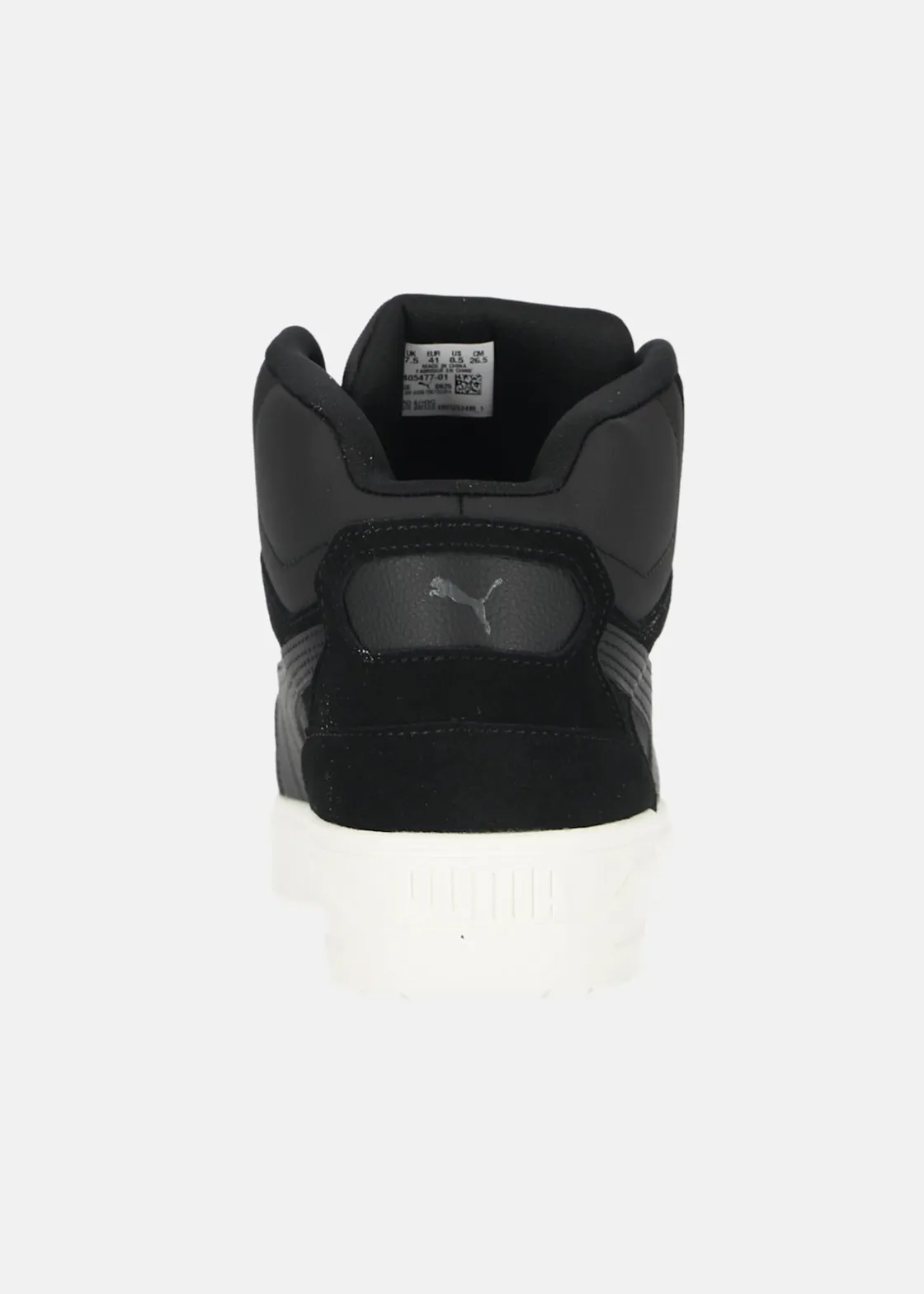 Best Puma Shuffle Downtown Mid Fur PUMA Black-Shadow Gray-Warm White