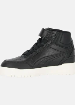 Online Puma Shuffle Downtown Mid Fur AC+ P PUMA Black-Shadow Gray-Warm White