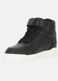 Online Puma Shuffle Downtown Mid Fur AC+ P PUMA Black-Shadow Gray-Warm White