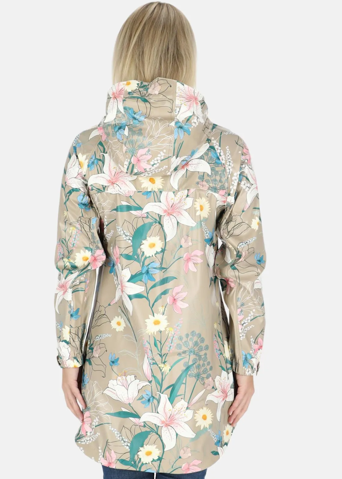 New Swedemount Skaftö Coat W Beige Flower