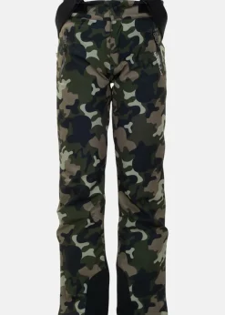 Hot Swedemount Ski Pants JR Green Camouflage