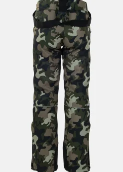 Hot Swedemount Ski Pants JR Green Camouflage