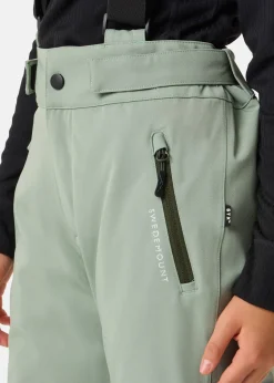 New Swedemount Ski Pants JR Seaweed Green/Dk. Olive Green