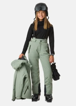 New Swedemount Ski Pants JR Seaweed Green/Dk. Olive Green