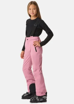 Hot Swedemount Ski Pants JR Dark Rose/Black