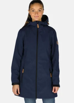 Hot Swedemount Softshell Coat W Navy Melange