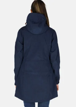 Hot Swedemount Softshell Coat W Navy Melange