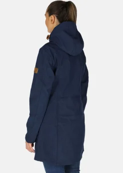 Hot Swedemount Softshell Coat W Navy Melange