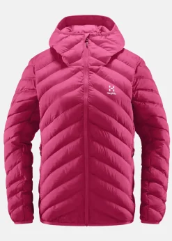 Clearance Haglöfs Särna Mimic Hood Women Deep Pink/Ultra Pink