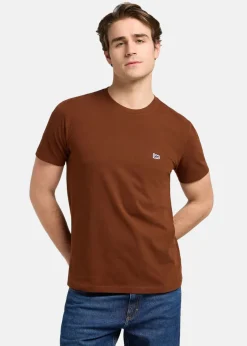 Best Lee SS_PATCH_LOGO_TEE LUXE_BROWN
