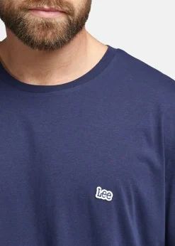 Clearance Lee SS_PATCH_LOGO_TEE NAVY BLUE