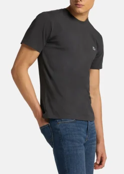 Sale Lee SS_PATCH_LOGO_TEE WASHED_BLACK