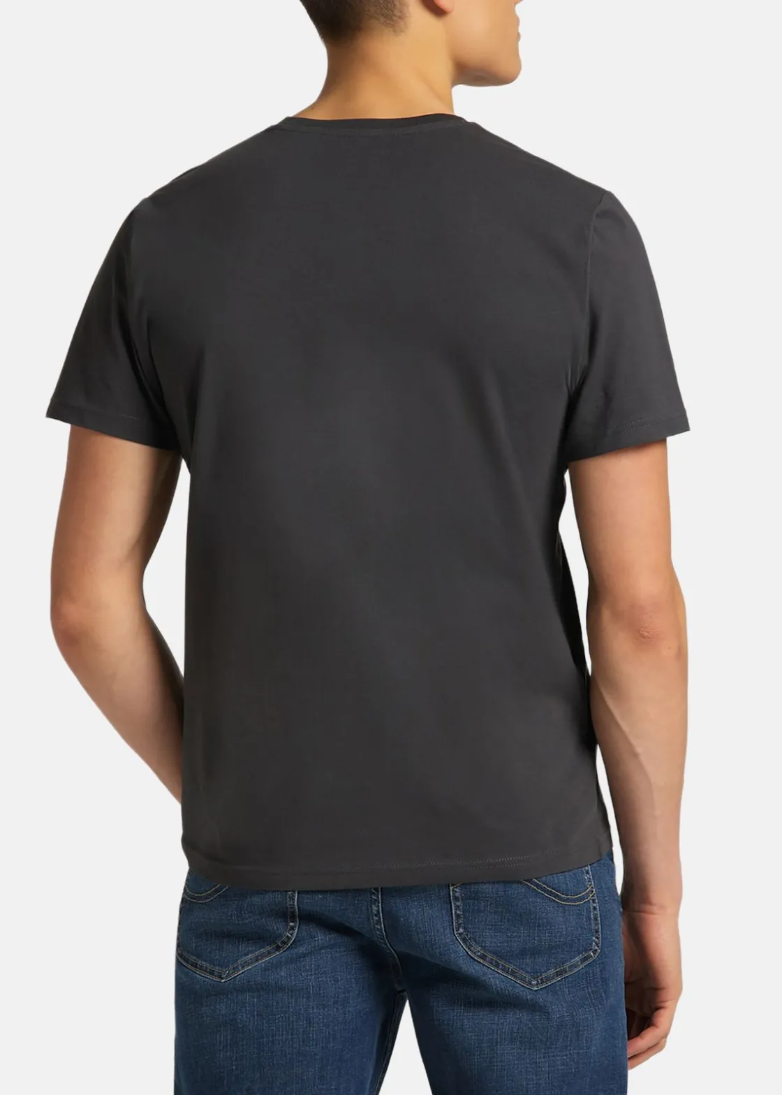 Sale Lee SS_PATCH_LOGO_TEE WASHED_BLACK