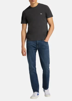 Sale Lee SS_PATCH_LOGO_TEE WASHED_BLACK