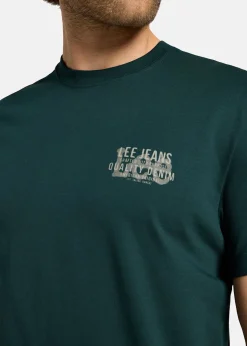 Lee SS_RELAXED_LOGO_TEE GUNMETAL