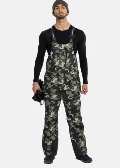 Outlet Swedemount St. Anton Bib Pants Green Camouflage