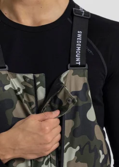Outlet Swedemount St. Anton Bib Pants Green Camouflage