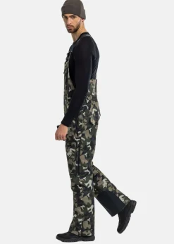 Outlet Swedemount St. Anton Bib Pants Green Camouflage
