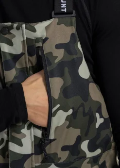 Outlet Swedemount St. Anton Bib Pants Green Camouflage