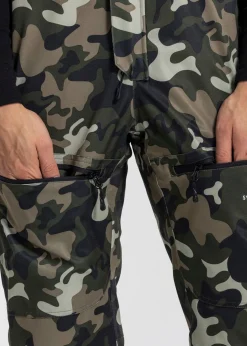 Outlet Swedemount St. Anton Bib Pants Green Camouflage