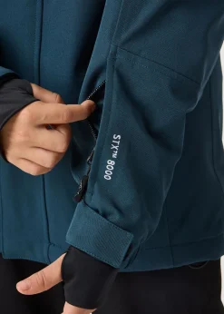 Hot Swedemount St. Anton Jacket JR Dk. Steel Green/Black