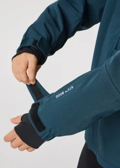 Hot Swedemount St. Anton Jacket JR Dk. Steel Green/Black