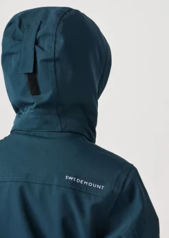 Hot Swedemount St. Anton Jacket JR Dk. Steel Green/Black