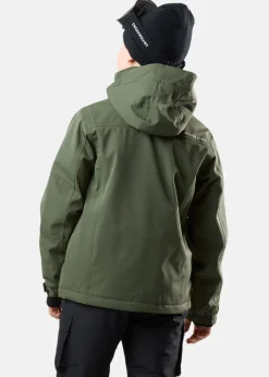 Sale Swedemount St. Anton Jacket JR Dk Olive/Mustard Yellow